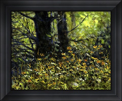 Framed Summer Green Print