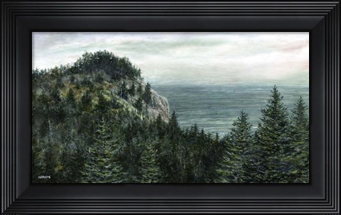Framed White Head Print
