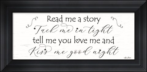 Framed Read Me a Story Print