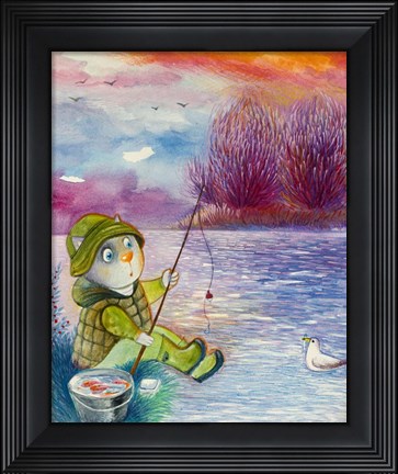 Framed Fisherman Print