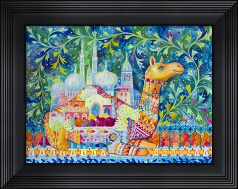 Framed Dromedary Camel Print