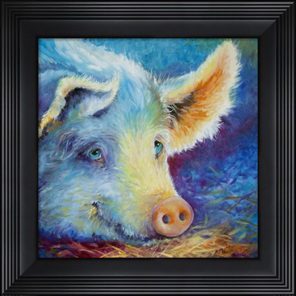 Framed Baby Blues Piggy Print