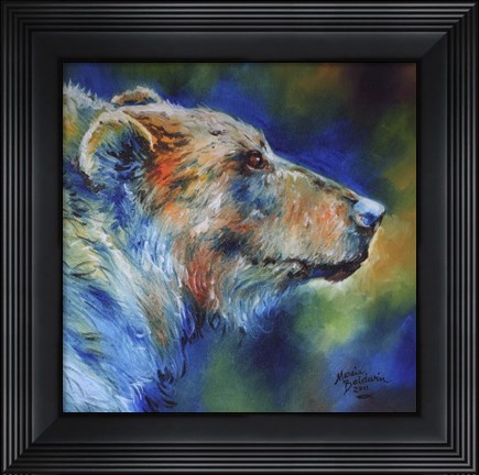 Framed Bear Abstract Print