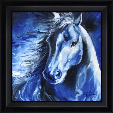 Framed Blue Thunder Print