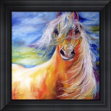 Framed Bright Day Equine Print