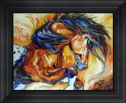 Framed Dance Of The Wild One Print