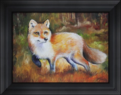 Framed Little Red Fox Print