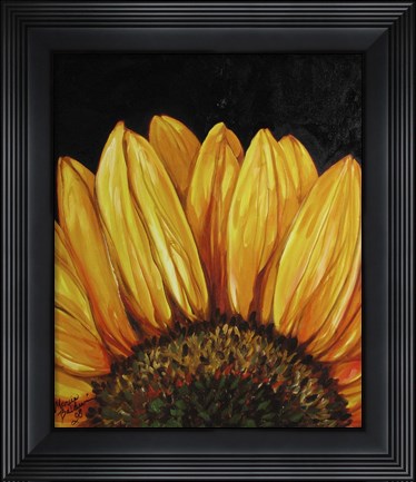 Framed Sunflower Sunflower Print