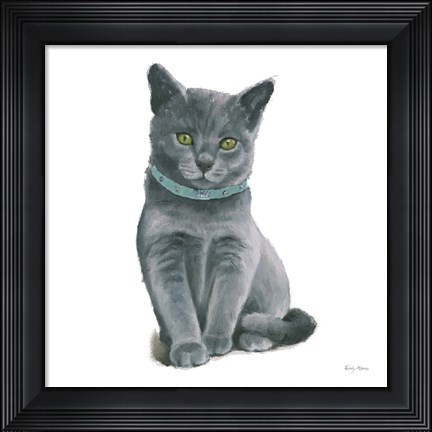 Framed Cutie Kitties VI Print