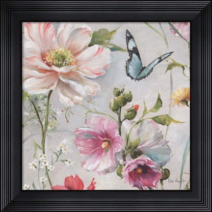 Framed Antique Garden II Print
