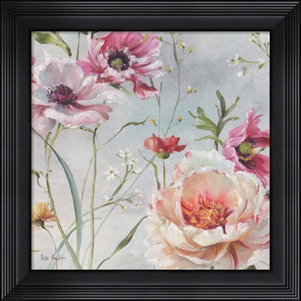 Framed Antique Garden III Print