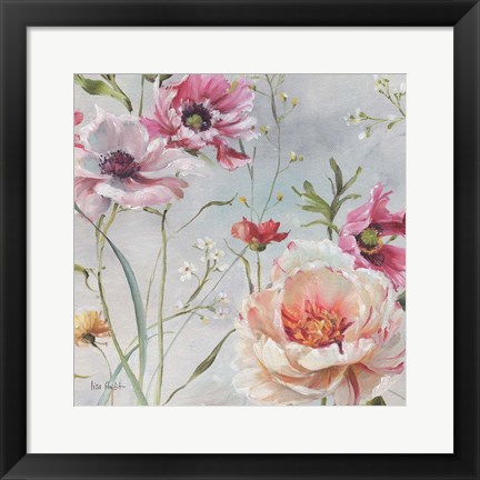 Framed Antique Garden III Print