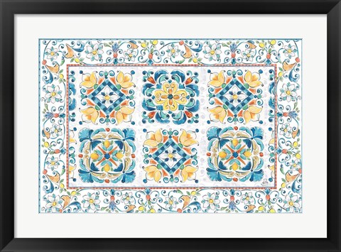 Framed Mediterranean Breeze IV Print