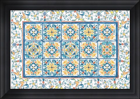 Framed Mediterranean Breeze II Print