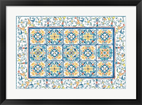 Framed Mediterranean Breeze II Print