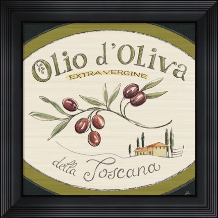 Framed Tuscan Flavor VI Print