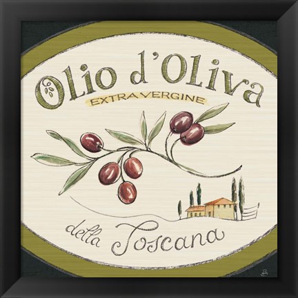 Framed Tuscan Flavor VI Print