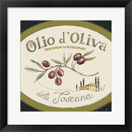 Framed Tuscan Flavor VI Print