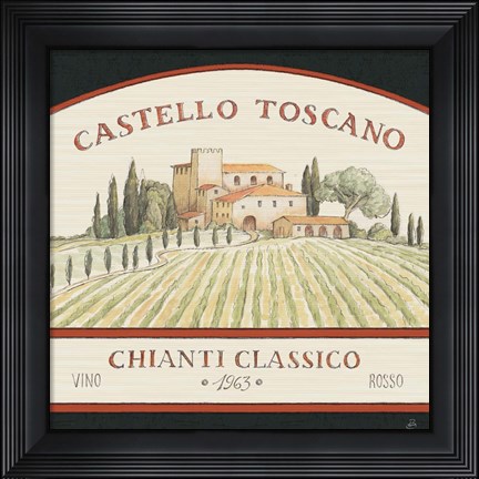 Framed Tuscan Flavor IV Print