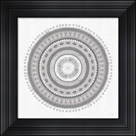 Framed Suds Mandala Print