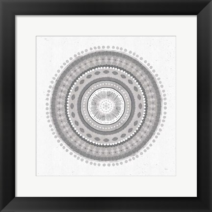 Framed Suds Mandala Print