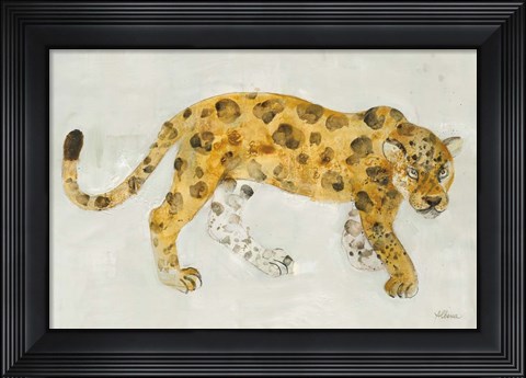 Framed Big Cat I Print