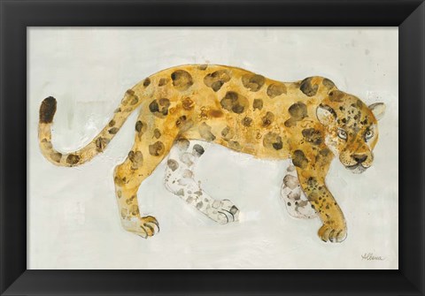 Framed Big Cat I Print