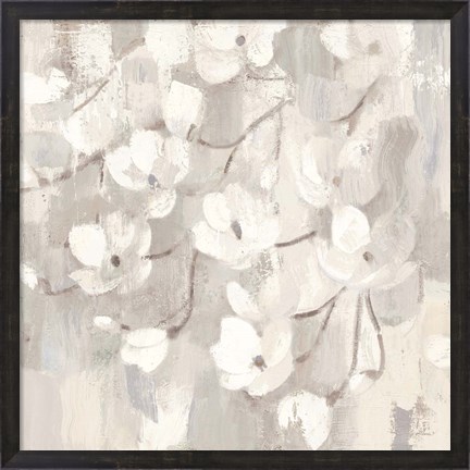 Framed Magnolias in Spring I Neutral Print