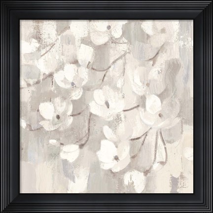 Framed Magnolias in Spring I Neutral Print