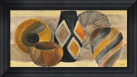 Framed Swirling Still Life Print
