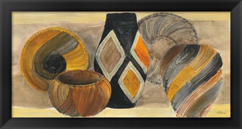 Framed Swirling Still Life Print