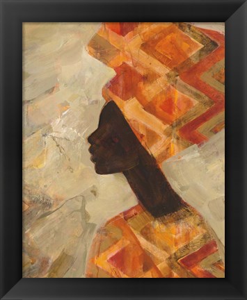 Framed African Beauty II Print