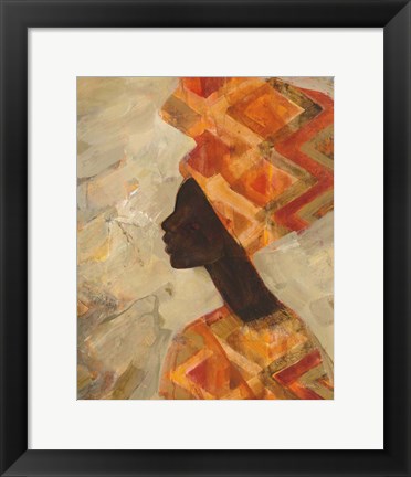 Framed African Beauty II Print