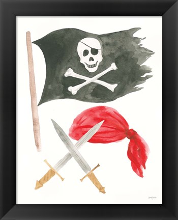 Framed Pirates II on White Print