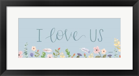 Framed Spring Sentiments III Print