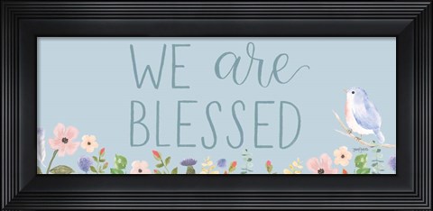 Framed Spring Sentiments II Print
