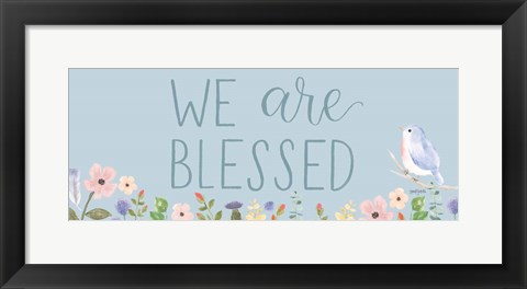 Framed Spring Sentiments II Print