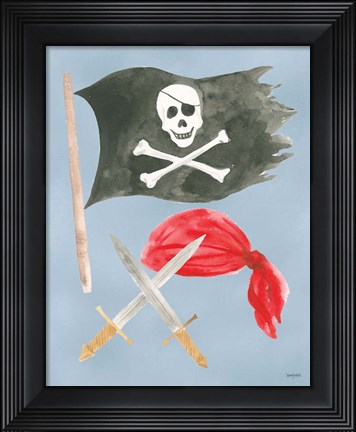 Framed Pirates II Print