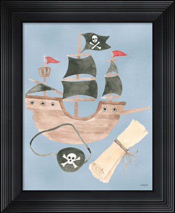 Framed Pirates IV Print