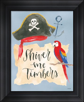 Framed Pirates III Print