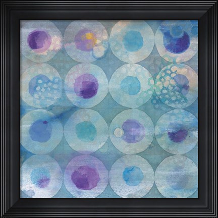 Framed Touching Circles II Print
