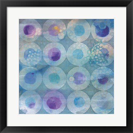 Framed Touching Circles II Print