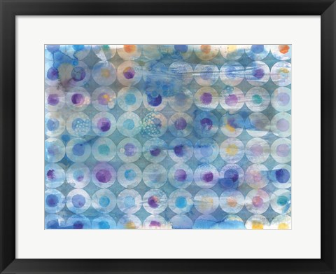 Framed Touching Circles Print