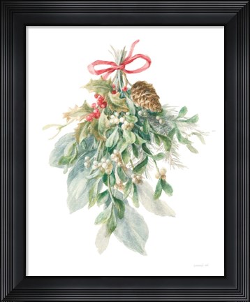 Framed Floursack Holiday XII Print