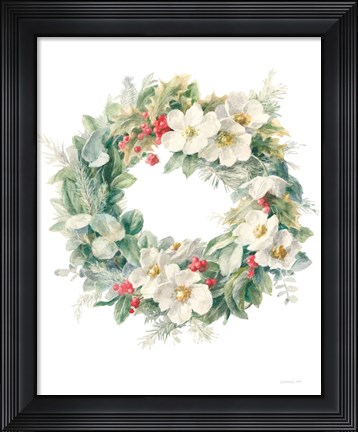 Framed Floursack Holiday X Print