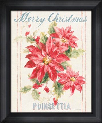 Framed Floursack Holiday III Print