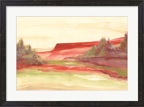 Framed Red Rock V Print