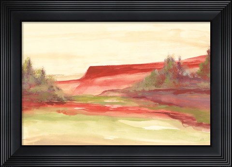 Framed Red Rock V Print