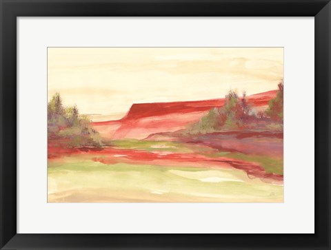 Framed Red Rock V Print