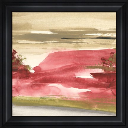 Framed Red Rock I Print